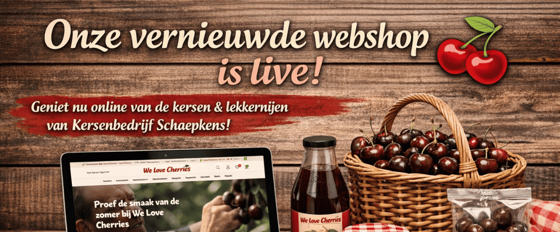 Vernieuwde webshop We Love Cherries is live!